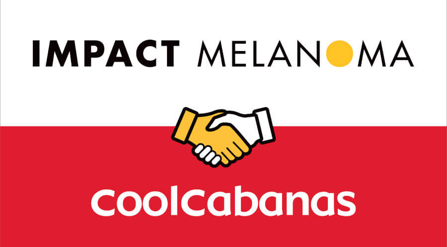 Partnership between IMPACT Melanoma and CoolCabanas
