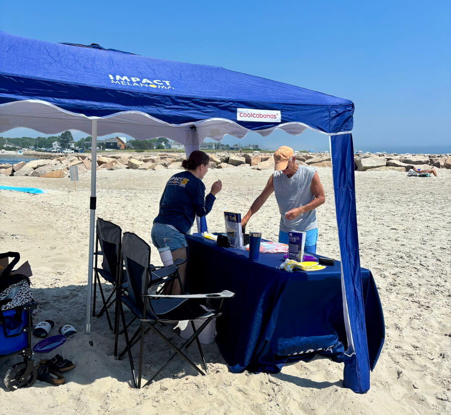 IMPACT Melanoma Cool Cabana's tent